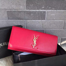 Load image into Gallery viewer, Yves Saint Laurent Red Classic Monogramme Clutch Bag
