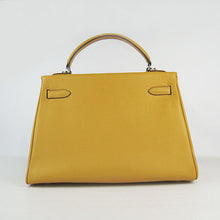 Load image into Gallery viewer, Hermes Kelly 32cm Togo Leather Handbag 6108 Yellow Silve
