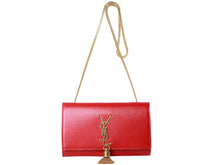 Load image into Gallery viewer, Yves Saint Laurent Small Monogramme Bag In Original Leather Red
