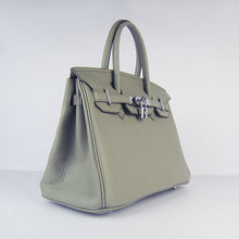 Load image into Gallery viewer, Hermes Birkin 30cm Togo Leather Handbags Dark Grey Silver
