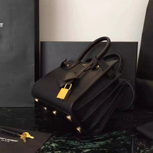 Load image into Gallery viewer, Yves Saint Laurent Nano Sac De Jour Bag In Black Leather
