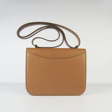 Load image into Gallery viewer, Hermes Constance Cowskin Leather Bag H017 light coffee golden
