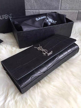 Load image into Gallery viewer, Yves Saint Laurent Crocodile Classic Monogramme Clutch
