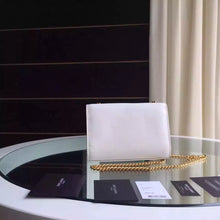 Load image into Gallery viewer, Yves Saint Laurent Small Monogram Satchel Bag In White Leather

