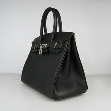 Load image into Gallery viewer, Hermes Birkin 30cm Togo Leather Handbags Black Silver
