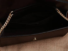 Load image into Gallery viewer, Yves Saint Laurent Small Monogramme Satchel In Black Matelasse Leather

