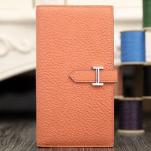 Load image into Gallery viewer, Hermes Bearn Gusset Wallet In Crevettle Leather
