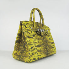 Load image into Gallery viewer, Hermes Birkin 6088 Ladies Lizard Leather Yellow Bag
