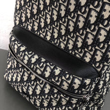 Load image into Gallery viewer, Dior Black Oblique Canvas Backpack
