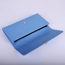 Load image into Gallery viewer, Yves Saint Laurent Lady Genuine Leather Purse Light Blue 39321
