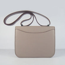 Load image into Gallery viewer, Hermes Constance Cowskin Leather Bag H017 grey silver
