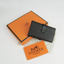 Load image into Gallery viewer, Hermes Wallet H022 Accessory Cow Leather Black
