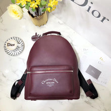 Load image into Gallery viewer, Dior Rider Rucksack Backpack In Burgundy Calfskin

