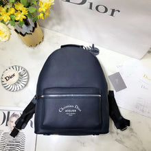 Load image into Gallery viewer, Dior Rider Rucksack Backpack In Navy Blue Calfskin
