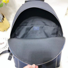 Load image into Gallery viewer, Dior Rider Rucksack Backpack In Navy Blue Calfskin
