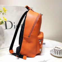 Load image into Gallery viewer, Dior Rider Rucksack Backpack In Orange Calfskin
