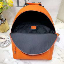 Load image into Gallery viewer, Dior Rider Rucksack Backpack In Orange Calfskin

