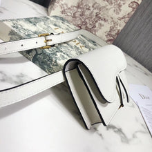 Load image into Gallery viewer, Dior White Calfskin Saddle Belt Bag
