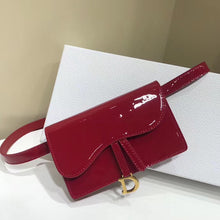 Load image into Gallery viewer, Dior Saddle Belt Bag In Red Patent Leather

