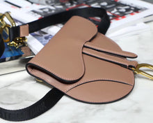 Load image into Gallery viewer, Dior Saddle Belt Bag In Powder Smooth Calfskin
