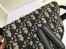 Load image into Gallery viewer, Dior Saddle Belt Bag In Blue Oblique Canvas
