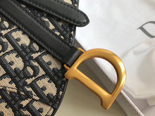 Load image into Gallery viewer, Dior Saddle Belt Bag In Blue Oblique Canvas
