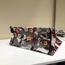 Load image into Gallery viewer, Dior Small Book Tote Bag In Red Phoenix Canvas
