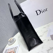 Load image into Gallery viewer, Dior Book Tote In Black Smooth Calfskin
