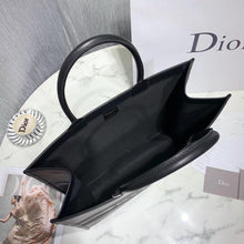 Load image into Gallery viewer, Dior Book Tote In Black Smooth Calfskin
