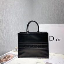 Load image into Gallery viewer, Dior Book Tote In Black Smooth Calfskin
