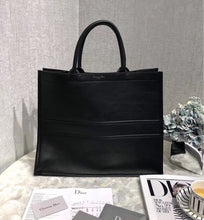 Load image into Gallery viewer, Dior Surrealism Book Tote In Black Printed Calfskin
