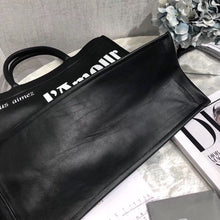 Load image into Gallery viewer, Dior Surrealism Book Tote In Black Printed Calfskin
