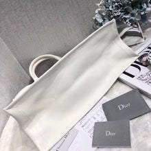 Load image into Gallery viewer, Dior Surrealism Book Tote In White Printed Calfskin
