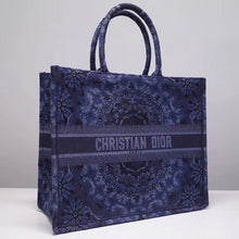 Load image into Gallery viewer, Dior Book Tote KaleiDiorscopic Blue Bag
