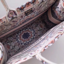Load image into Gallery viewer, Dior Book Tote Bag Embroidered KaleiDiorscopic
