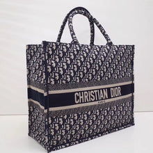 Load image into Gallery viewer, Dior Embroidered Book Tote In Oblique Canvas
