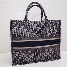 Load image into Gallery viewer, Dior Embroidered Book Tote In Oblique Canvas
