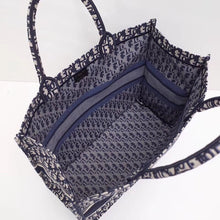 Load image into Gallery viewer, Dior Embroidered Book Tote In Oblique Canvas

