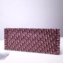 Load image into Gallery viewer, Dior Book Tote Bag In Bordeaux Oblique Embroidered Canvas
