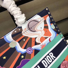 Load image into Gallery viewer, Dior Book Tote In Multicolor Air Element Hand-painted
