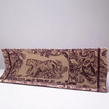 Load image into Gallery viewer, Dior Burgundy Book Tote Toile De Jouy Bag
