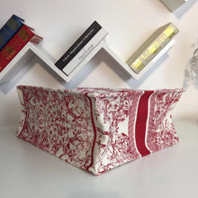 Load image into Gallery viewer, Dior Book Tote Bag In Hydrangea Flowers Embroidered Canvas
