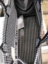 Load image into Gallery viewer, Dior Book Tote Bag In Houndstooth Embroidered Canvas
