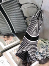 Load image into Gallery viewer, Dior Book Tote Bag In Houndstooth Embroidered Canvas
