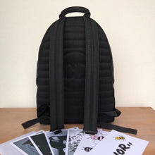 Load image into Gallery viewer, Dior X Kaws Black Nylon Backpack With Pink Dior logo
