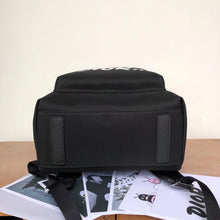 Load image into Gallery viewer, Dior X Kaws Black Nylon Backpack With White Dior logo
