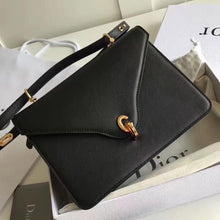 Load image into Gallery viewer, Dior Cest Dior Flap Bag In Black Calfskin
