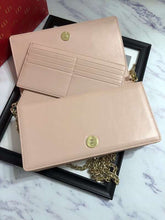 Load image into Gallery viewer, Dior Lady Dior Clutch With Chain In Nude Lambskin

