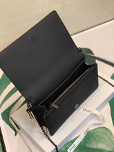 Load image into Gallery viewer, Dior Lady Dior Ultra Black Clutch With Chain
