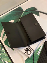 Load image into Gallery viewer, Dior Lady Dior Ultra Black Clutch With Chain
